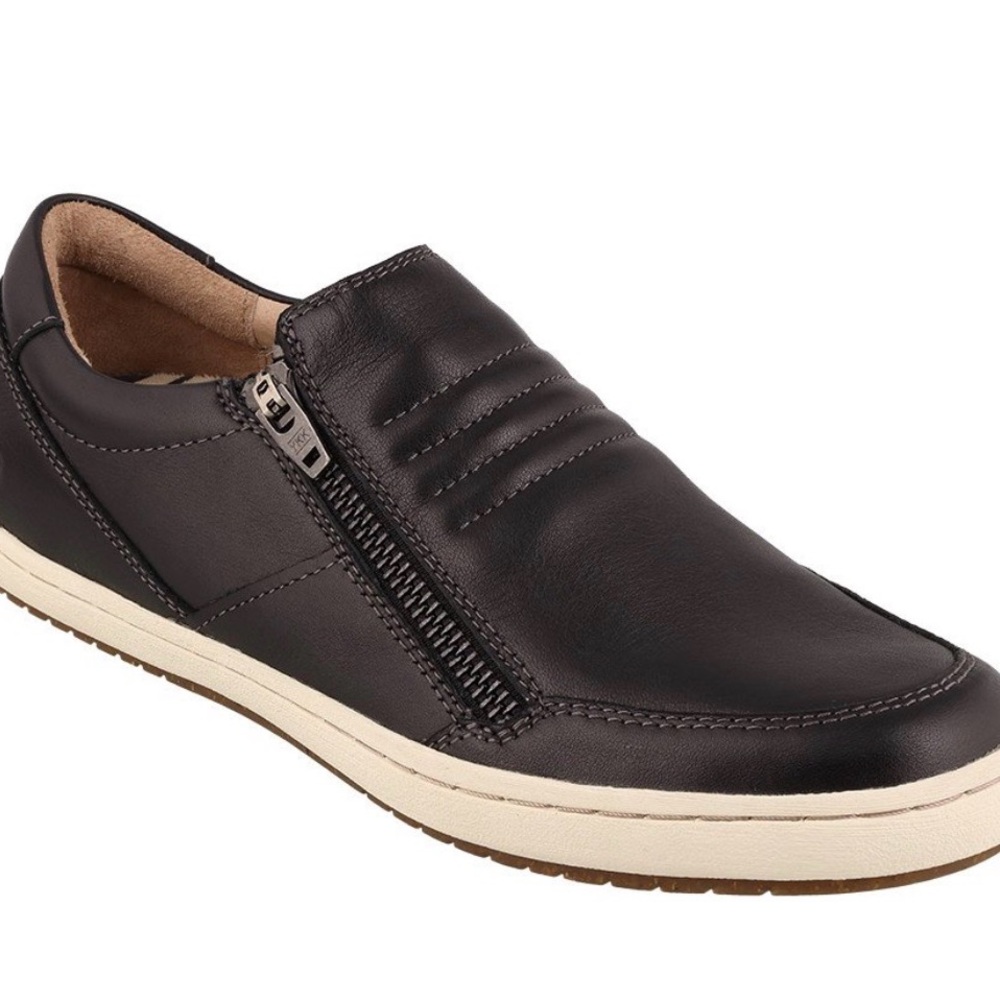 Taos Zipward casual leather shoes Steel 6